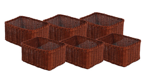 Set of 6 Large Deep Baskets